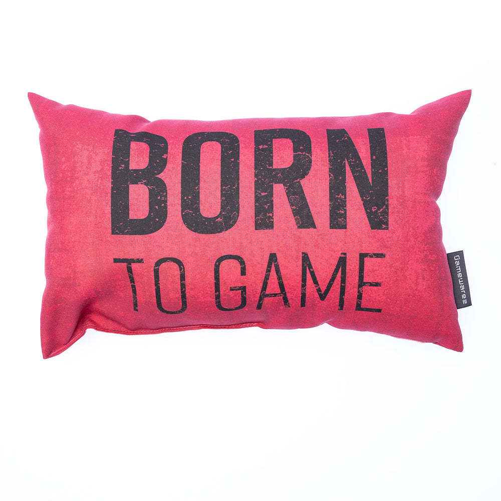 Gaming pillow "Born to Game" red