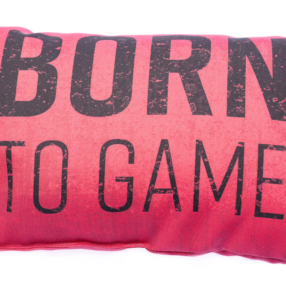 Gaming-Kissen "Born to Game"-Rot