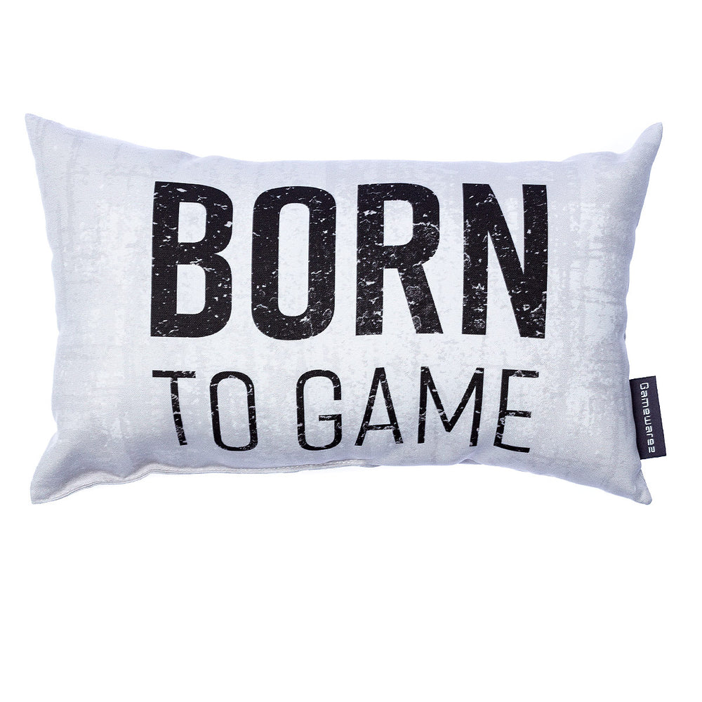 Gaming-Kissen "Born to Game"-Grau